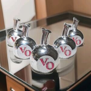 Vintage Seagram's Canadian Whisky Bottle Top Bartender Dome Lid Pour Spout Lot 5